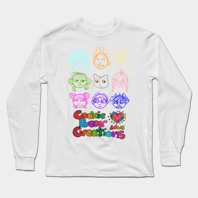 Cookie Bear Creations Main Logo Long Sleeve T-Shirt by Cookie Bear Creations